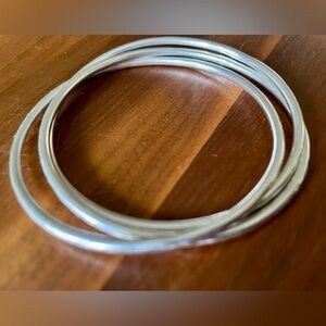 James Avery Linked Bangle Bracelet S, sterling silver 925